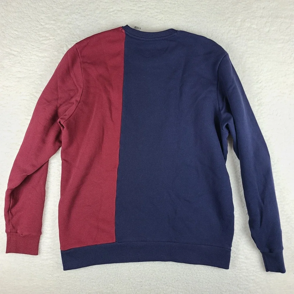 Under Armour Sweater Mens Large Blue Navy Red‎ Crewneck Sweatshirt